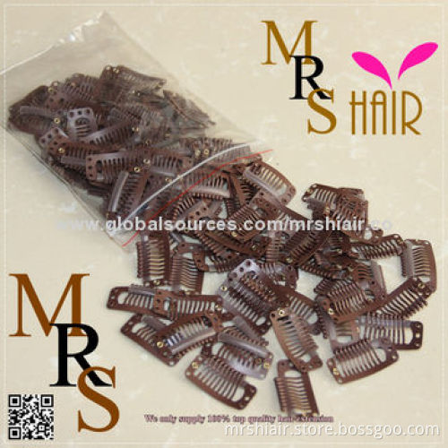 3.2CM T shape 9 teeth stainless steel snap clips